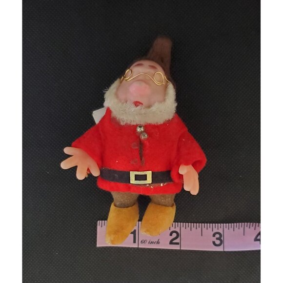 Disney Snow White Seven Dwarfs Doc Vintage Christmas Ornament Hong Kong - Picture 7 of 10